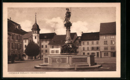 AK Zofingen, Blick Auf Den Niklaus-Thutbrunnen  - Otros & Sin Clasificación