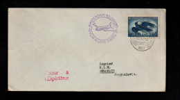 PAYS BAS  1 ER VOL AMSTERDAM-BEOGRAD PAR KLM  1958 - Covers & Documents