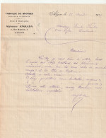 105-A.Anglada....Fabrique De Brosses, Balais & Plumeaux....Alger....1917..Algérie - Andere & Zonder Classificatie