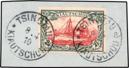 Deutsche Kolonien Kiautschou, 1905, 37 I A, Briefstück - Kiautchou