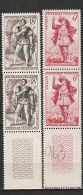 N° 943 Et 944  Théatre Français:Gargantua Et Hernanie : Série En Paire De 2 Timbres  Neuf Impeccable - Neufs