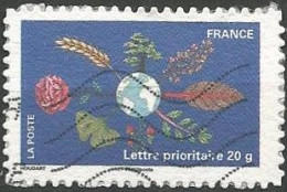 FRANCE AUTOADHESIF N° 537 OBLITERE - Used Stamps