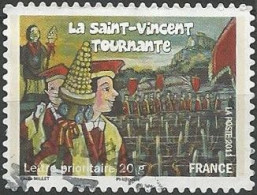 FRANCE AUTOADHESIF N° 583 OBLITERE CACHET ROND - Used Stamps