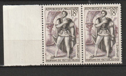 N° 944   Théatre Françaist Hernanie : Belle Paire De 2 Timbres  Neuf Impeccable - Neufs