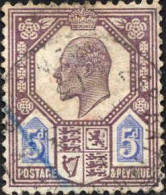 GB Poste Obl Yv: 113 Mi:110A Edouard VII (cachet Rond) - Used Stamps