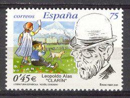 Spain 2001 - Literatura  Ed 3802 (**) - Unused Stamps