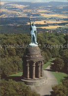 72039925 Hermannsdenkmal Teutoburger Wald Fliegeraufnahme Hermannsdenkmal - Detmold