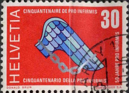 Suisse Poste Obl Yv: 851 Mi:919 Cinquantenaire De Pro Infirmis (Beau Cachet Rond) - Usados