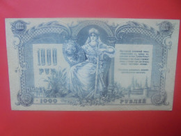 RUSSIE 1000 ROUBLES 1919 Circuler (B.34) - Russland