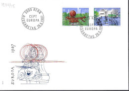 Suisse Poste Obl Yv:1274/1275 Europa Cept Architecture Moderne Bern 26-5-87 Fdc - FDC