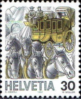 Suisse Poste N** Yv:1265 Mi:1341 Diligence - Unused Stamps