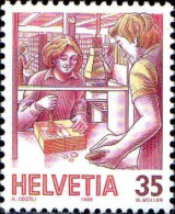 Suisse Poste N** Yv:1253 Mi:1324 Compostage Du Courrier - Unused Stamps