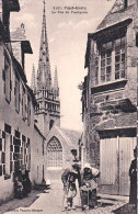 29  - Finistere -  PONT CROIX - La Rue Du Presbytere - Pont-Croix