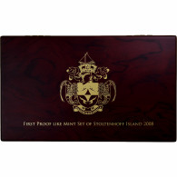 Tristan Da Cunha, Stoltenhoff Island, Elizabeth II, 1/2 Penny To 1 Crown, 2008 - Mint Sets & Proof Sets