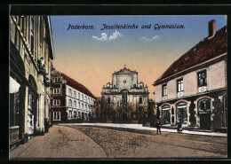 AK Paderborn, Jesuitenkirche Und Gymnasium  - Paderborn