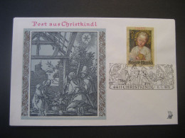 Österreich- Christkindl 6.1.1972, Beleg Mit Sonderumschlag - Storia Postale