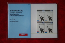 26 Januari 1982 Schaatser PZM 2 Postzegelmapje Presentation Pack POSTFRIS MNH ** NEDERLAND NIEDERLANDE NETHERLANDS - Unused Stamps