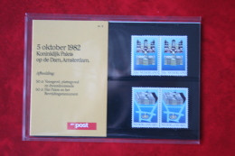 5 Oktober 1982 Paleis Dam PZM 8 Postzegelmapje Presentation Pack POSTFRIS MNH ** NEDERLAND NIEDERLANDE NETHERLANDS - Unused Stamps