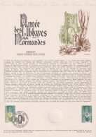 1979 FRANCE Document De La Poste Abbayes Normandes N° 2040 - Documents Of Postal Services