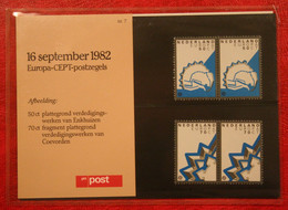 16 September 1982 Europa CEPT PZM 7 Postzegelmapje Presentation Pack POSTFRIS MNH ** NEDERLAND NIEDERLANDE NETHERLANDS - Unused Stamps