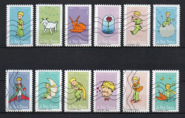 - FRANCE Adhésifs N° 2001/12 Oblitérés - Série Complète LE PETIT PRINCE 2021 (12 Timbres) - - Used Stamps