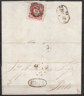 L. Datée 1861 De BRAGA (Portugal) Affr. 25r Pour PORTO - Oval (BRAGA) - Brieven En Documenten