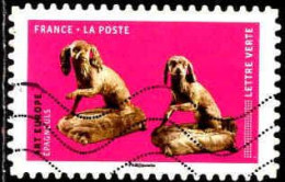 France Poste AA Obl Yv:1525 Mi:6953 Art Europe Epagnieuls (Lign.Ondulées) - Used Stamps