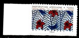 France Poste AA N** Yv:1660A Mi:7231II Inspiration Africaine Tissu Bord De Feuille - Ongebruikt