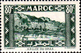 Maroc (Prot.Fr) Poste N* Yv:180 Mi:156 Vallée Du Draa (défaut Gomme) - Ungebraucht