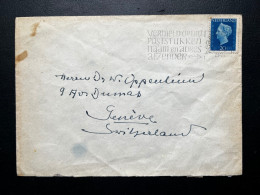 ENVELOPPE PAYS BAS NEDERLAND / DEWHAAG POUR GENEVE SUISSE 1948 - Cartas & Documentos