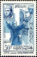 Maroc Poste N** Yv: 373 Mi:419 Lutte Contre L'analphabétisme - Marokko (1956-...)