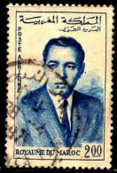 Maroc Avion Obl Yv:108 Mi:482 Hassan II (Beau Cachet Rond) - Marokko (1956-...)