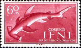 Ifni Poste N** Yv: 95 Mi:150 Dia Del Sello Colonial Requin-marteau Ed:121 - Ifni