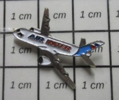 515B Pin's Pins / Beau Et Rare  / THEME AVIONS / AVIATION JET COMMERCIAL AIR INTER - Luftfahrt