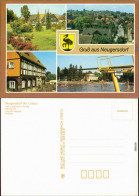 Neugersdorf Karl-Liebknecht-Straße, Teilansicht, Umgebindehaus, Freibad 1989 - Neugersdorf