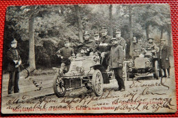 MILITARIA - LEOPOLDSBURG  - CAMP DE BEVERLOO - Vue Sur La Route D'Hechtel - Manoeuvres