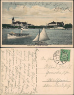 Ansichtskarte Tegel-Berlin Tegeler See Strandschloß Dampfer 1926 - Tegel