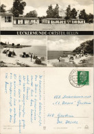 Bellin-Ueckermünde DDR Mehrbild-AK Ortsansichten Urlaubersiedlung Strand 1969 - Ueckermuende