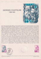 1979 FRANCE Document De La Poste Georges Courteline N° 2032 - Documents Of Postal Services