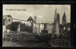 AK Luhe-Wildenau, Ortspartie Nach Der Brandkatastrophe Vom 9. August 1928  - Catastrophes