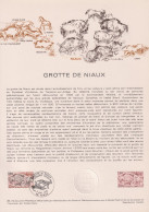 1979 FRANCE Document De La Poste Grotte De Niaux N° 2043 - Documents De La Poste