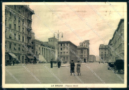 La Spezia Città Piazza Verdi FG Cartolina JK0278 - La Spezia