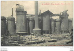 LE CREUSOT USINES SCHNEIDER HAUTS FOURNEAUX - Le Creusot