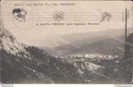 Ai199 Cartolina S.agata D'esaro Saluti Rapidi Fili  Provincia Di Cosenza - Cosenza