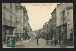 CPA Jallieu, La Grande Rue  - Jallieu