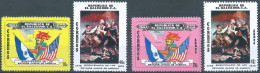 EL SALVADOR,1976 The 200th Anniversary Of American Revolution,10C - 40C & 25C - 5Col,MNH - El Salvador