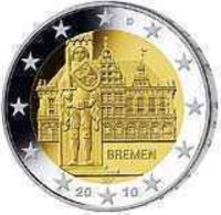 Duitsland 2010  2 Euro Commemo    A     Atelier A   Bremen    UNC Uit De Rol  UNC Du Rouleaux - Germany