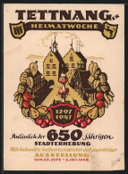 AK Tettnang, Heimatwoche, 650 Jähriges Jubiläum, Austellung 1948, Partie In Der Stadt  - Tettnang