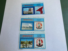 - 17 - Syria Tamura 3 Different Phonecards - Syria