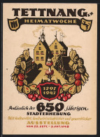 AK Tettnang, Heimatwoche, 650 Jähriges Jubiläum, Austellung 1948, Partie In Der Stadt  - Tettnang